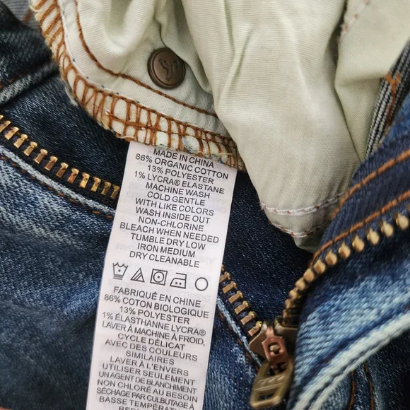 Prana Organic Cotton Sienna Skinny‎ Jeans In True Blue Size 30 NWT - Picture 11 of 11